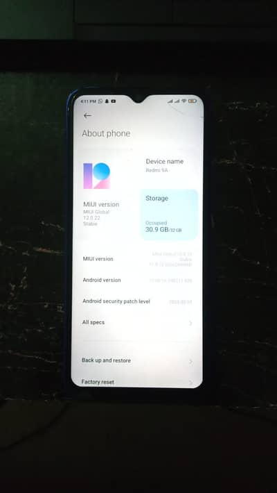 Redmi 9A for Sale — Fair Condition