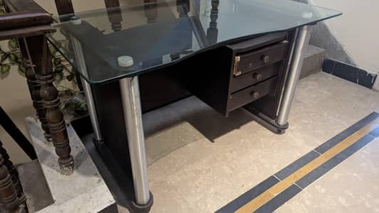 Brown Office Side Table