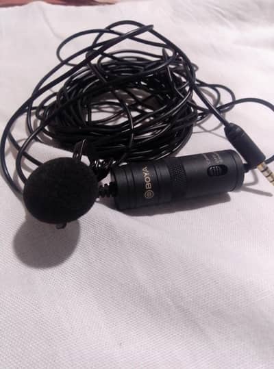 Boya BY‑M1 Lavalier Mic – Like New!