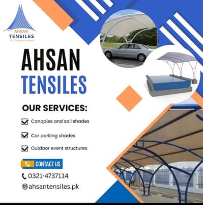 Tensile Shed | Car Parking Shade, Canopy Installation services near me