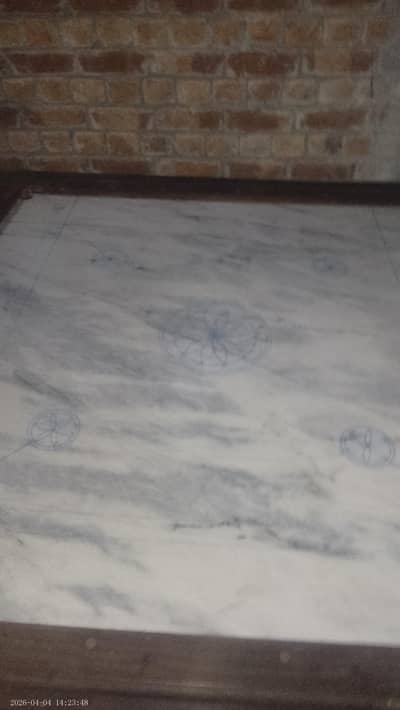 4*4 foot marble +heavy stand