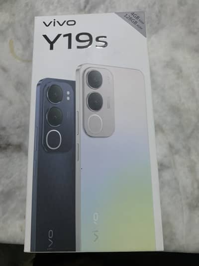 Vivo y19s with box or charger exchange possible