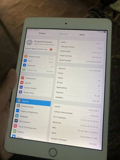 Ipad mini 3 16gb sim variant