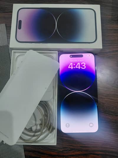 IPHONE 14 PRO MAX |256GB |PTA APPROVED | COMPLETE BOX