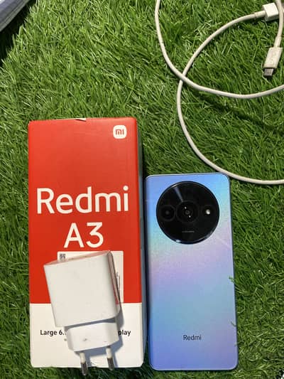 Redmi A3 4/128 full box in new mint condition