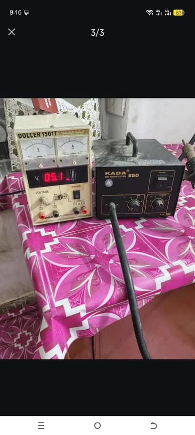 KADA HEAT GUN and power supply  for mobile repair