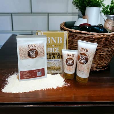 Rice Glow Facial Kit For Clean Skin and Brightness