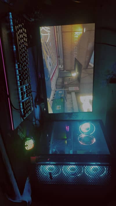 Gaming Setup   Ryzen 5  GTX 1660 Super  PXN V9 Steering Wheel