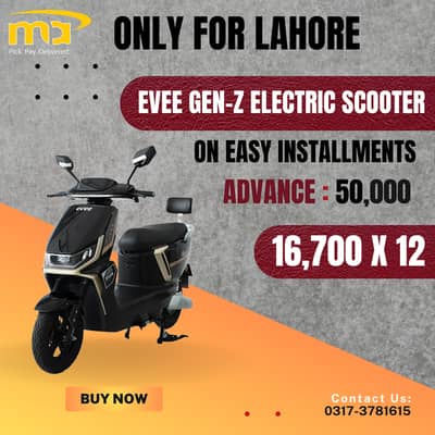 Evee GEN-Z Electric Scooter On Installments