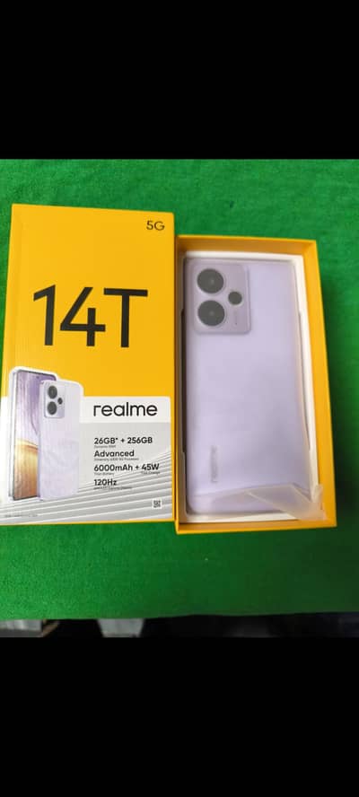 Realme 14T 12+12/256 5G box open