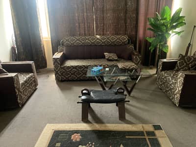 Sofa set 7 seater two high back seats