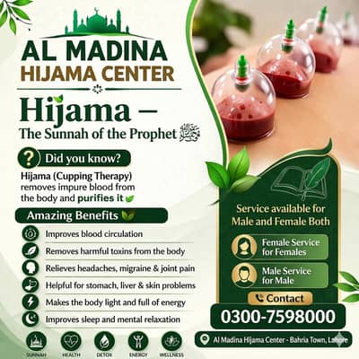 Hijama Service in Lahore - Hijama Near me - Hijama at your doorstep
