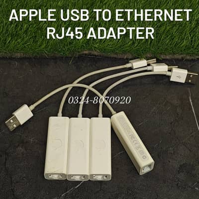 Original Apple USB to Ethernet RJ45 Adapter - Stable Wired LAN