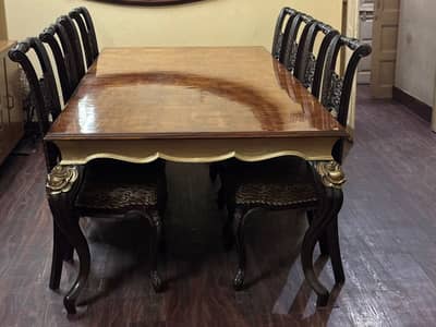 Big Luxury Dining Table for Sale / Dining Table/ Wooden Dining/Dining