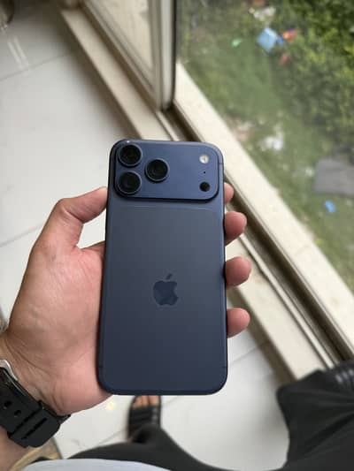 IPHONE 17 PRO MAX NON PTA BLUE TITANIUM LLA MODEL FACTORY UNLOCK