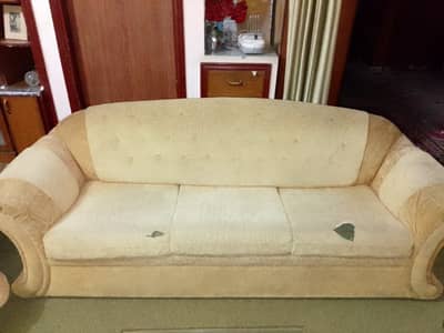 Light Orange 5 Seater Sofa