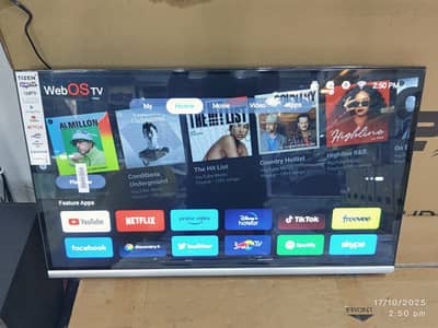 32. INCH.  Q. LED TV NEW BOX PACK 3. YEAR WARRAY. O3228O83O6O