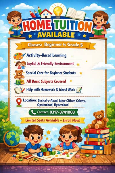Home Tuition Available (Beginner to Grade 5)