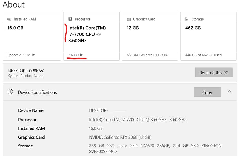Intel Core i7-7700 - 7th Generation Processor 2