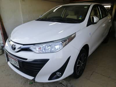 Toyota Corolla Yaris ATIV 2021 model 2021 registered white