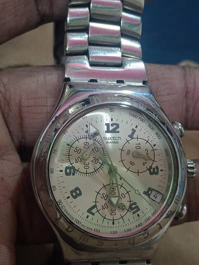 Swatch Chronograph watch swiss made watch
