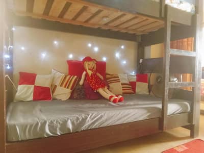 Bunker Bed for kids and toddlers with Molty foam mattress