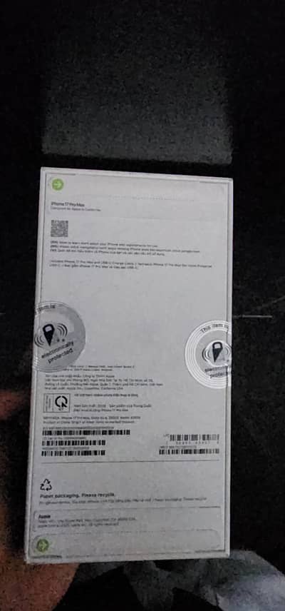 iphone 17 pro max 256GB box packed