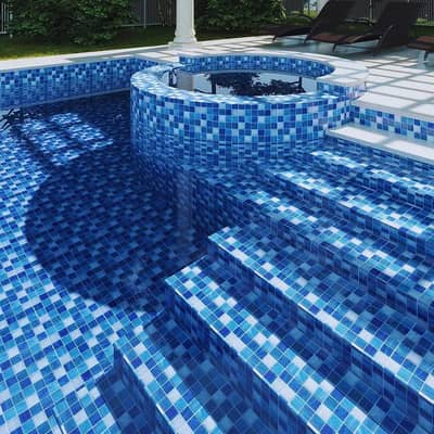Mosaic tile for swimming pool and jacuzzi available
