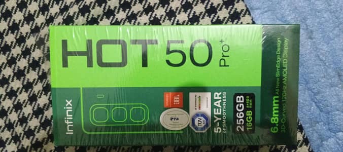 edge infinix hot 50 pro plus 8 gb,264 gb,9 month warranty