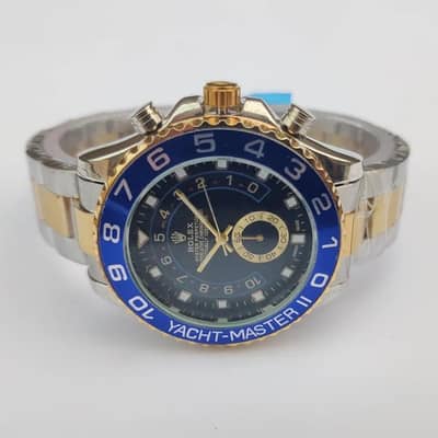 Men's Rolex Yacht-Master II Watch Blue Dial Stainless Steel