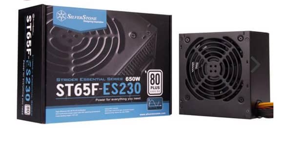 SilverStone Essential 650W 80 +White PSU (ST65F-ES230) packed cond