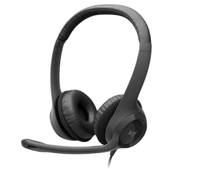 Logitech h390 gaming usb headset with noise cancellation mic