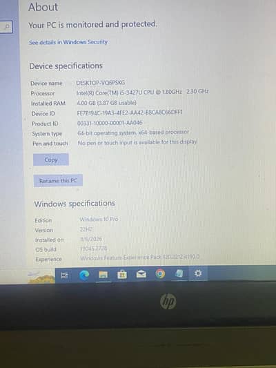 LAPTOP HP FOLIO 9470m FOR SALE