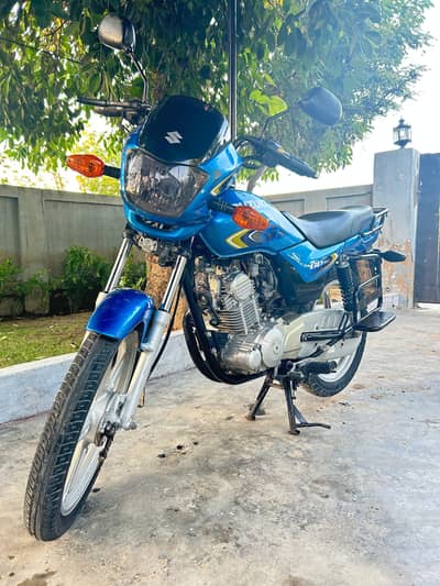 Suzuki GD 110 2023 Blue Metallic | First Owner | Sealed Engine.