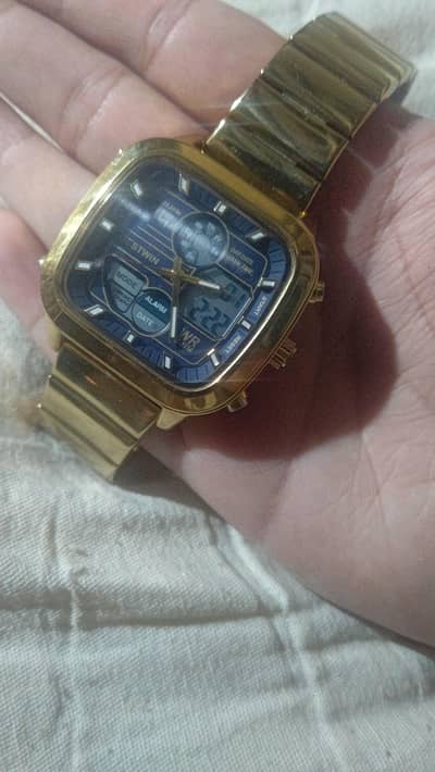 Bestwin Watch digital display  Golden color