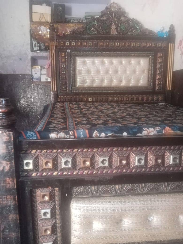 سیل لوھے کا بیڈ ھے ساتھ میٹرس کے 1