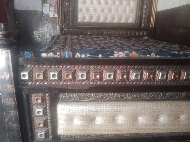 سیل لوھے کا بیڈ ھے ساتھ میٹرس کے 2