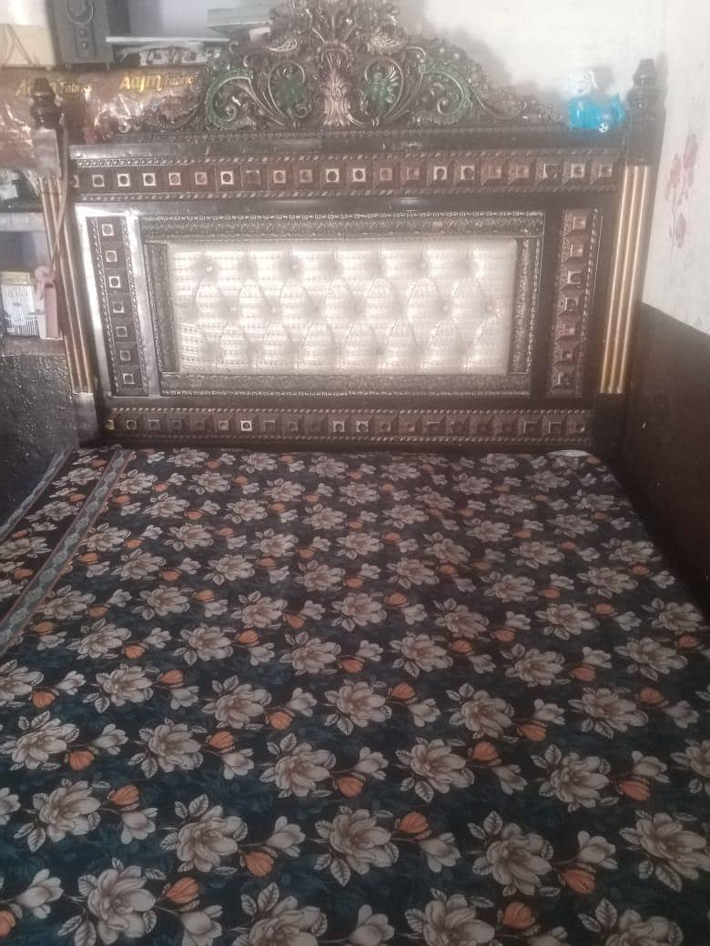 سیل لوھے کا بیڈ ھے ساتھ میٹرس کے 3