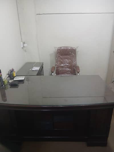office table and sofa