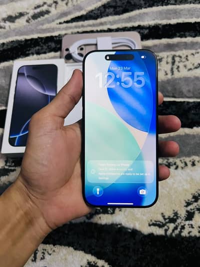 I phone 16pro JV with box all assris