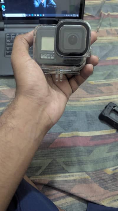 go pro hero 8 with lot of mount and acsercis