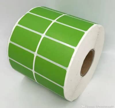 Barcode Sticker Labels TTL DTL PVC Ribbon Carbon Film Resin Thermal