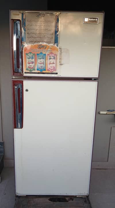 National two door no frost refrigerator. Made in Japan.