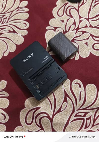 Sony battery & Sony charger