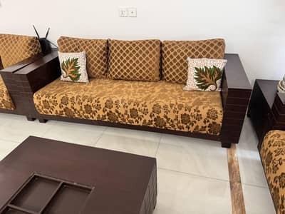 Sofa Set 7 seater with tables