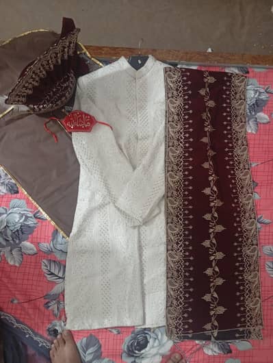 Sherwani Kulla & Shawl For Sale