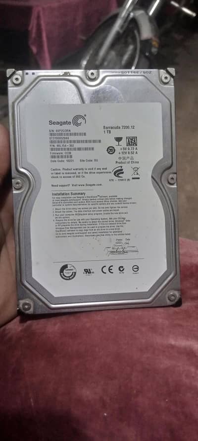 1 tb hard disk available for sale
