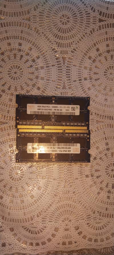 8GB DDR3 Laptop RAM (4GB + 4GB Sticks) - Original Apple MacBook Pulled