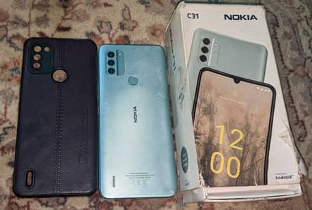 Nokia C31 PTA Approved (4-128gb)  5050 mah Exchange Possible