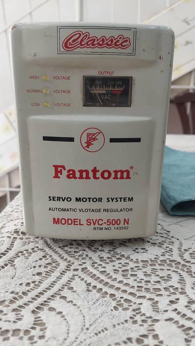 Electric Voltage Stabilizer  (500 volt-ampere)